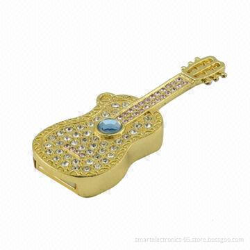 Jewelry Guitar-shaped USB Flash Drive